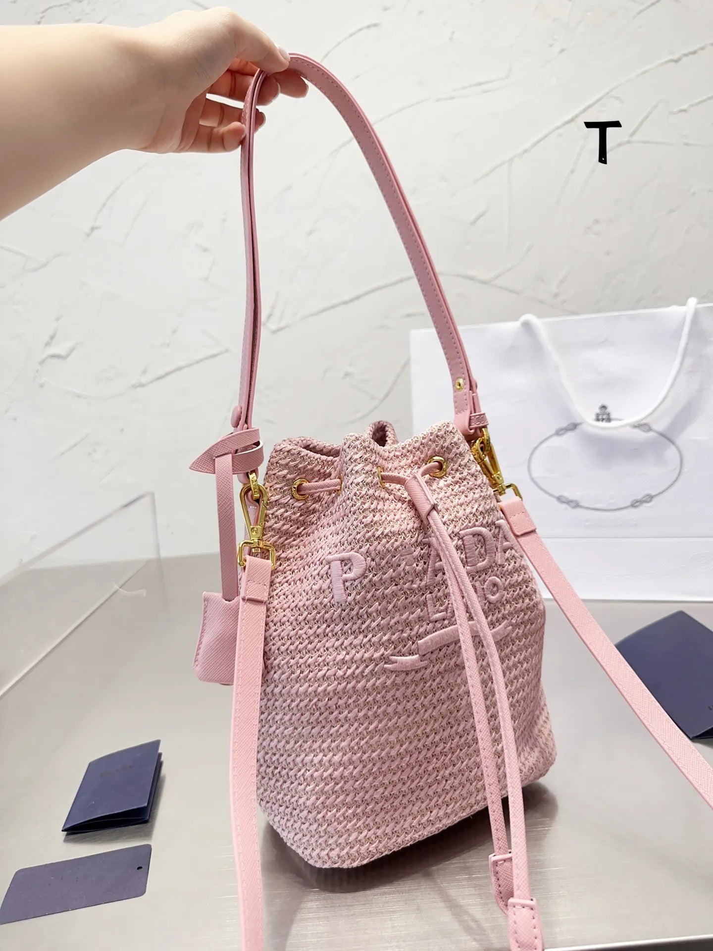 Woman Designer Bag Beach Bags Straw Bags Bucket Bag Nylon Shoulder Bags Hobos Chain Handbags Designer Crossbody Lady Small Totes