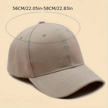 1/3pcs Premium Six-Sided Polyester Baseball Cap - Unisex Adult Flat Face Hat for Sports, Outdoor Leisure, and Casual Fashion - Breathable, Adjustable, and Durable