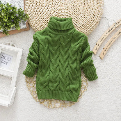 Pullover Baby Cartoon Bear Casual Basic Sweater Crewneck Thick Kids Slouchy Soft Warm Wool Clothing for Boys Girls Autumn Winter Sweaters 221115
