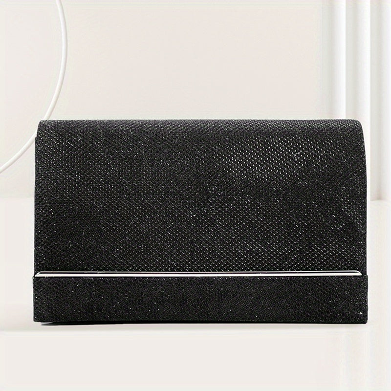 Clutch Bag Evening Party Bag, Glitter Small Purse With Detachable Chain Strap, Any Prom Clutch Wallet ! For Carnaval Use