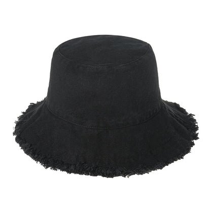 Foldable Cotton Sun Hat with Wide Brim: UV Protection, Comfort & Style - Unisex, Portable Streetwear Essential