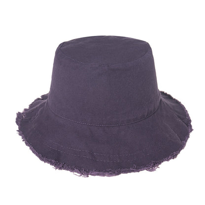 Foldable Cotton Sun Hat with Wide Brim: UV Protection, Comfort & Style - Unisex, Portable Streetwear Essential