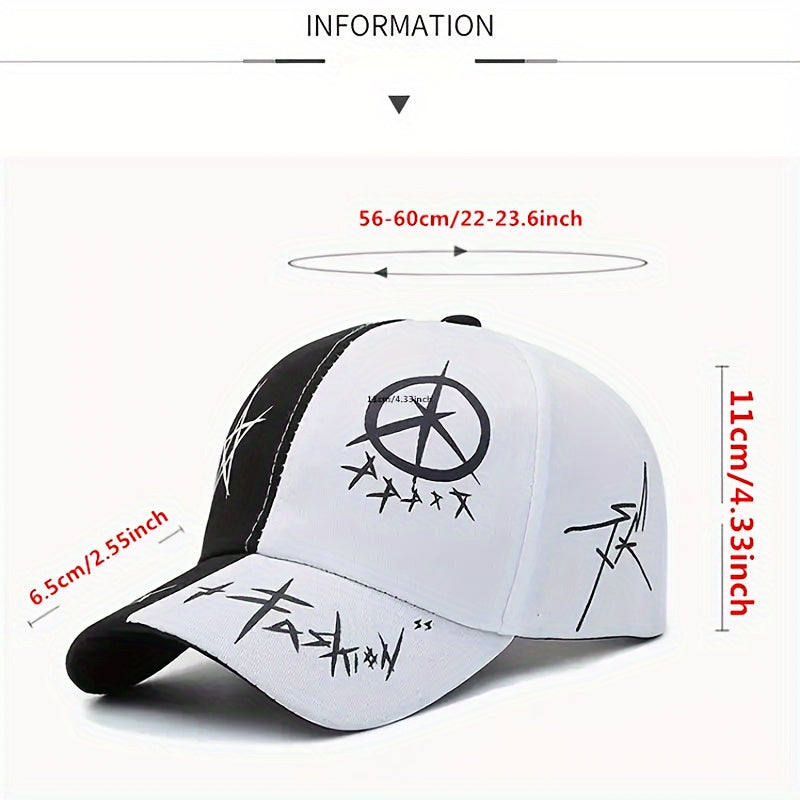 1pc Trendy Unisex Breathable Adjustable Baseball Cap - Stay Cool & Comfortable with Sunshade, Casual Style for Outdoor Sports & Daily Wear