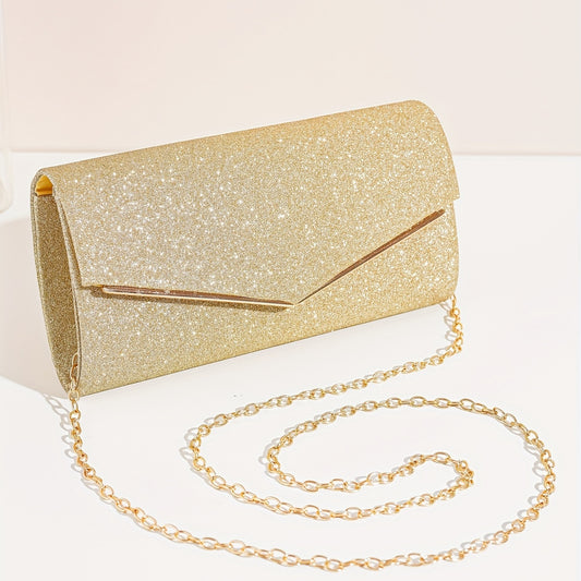 Elegant Evening Clutch/Wallet for Women - Durable, Magnetic, Versatile for Party & Occasion with Polyester Lining