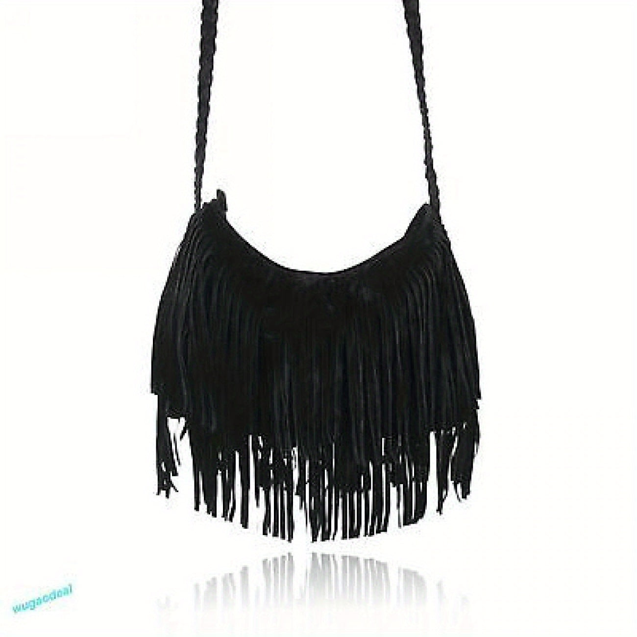 Luxurious Suede Tassel Handbag - Spacious Interior, Adjustable Shoulder Strap, Elegant Messenger Design - Perfect for Fashion-Conscious Women and Girls