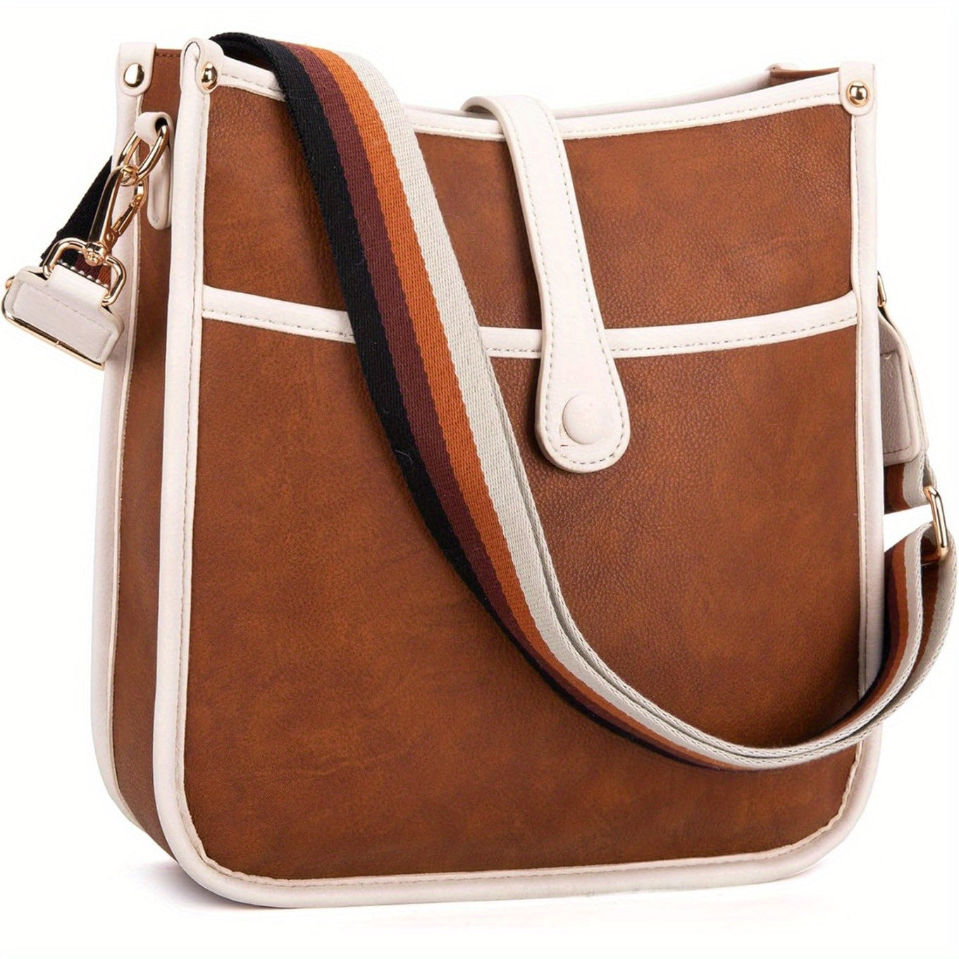 Classic Adjustable Shoulder Strap Tote Bag - Spacious Crossbody Design for Daily Commute, Comfortable and Stylish for Women