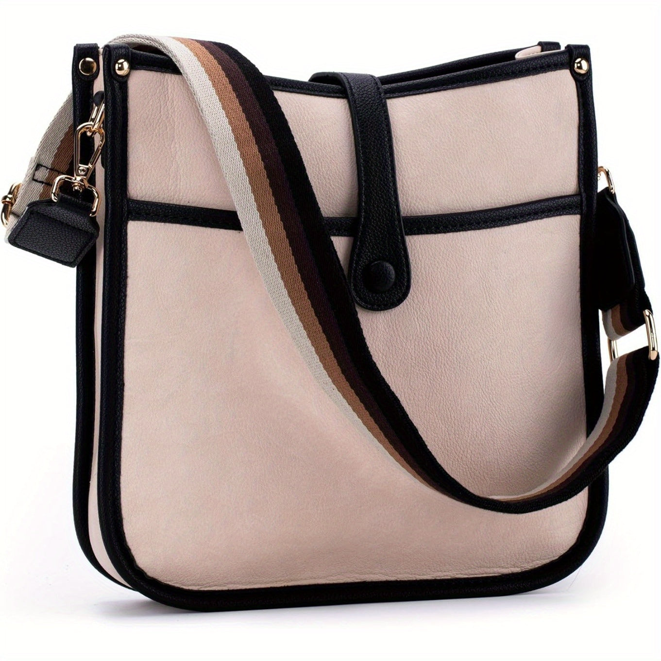 Classic Adjustable Shoulder Strap Tote Bag - Spacious Crossbody Design for Daily Commute, Comfortable and Stylish for Women