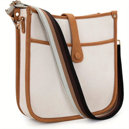 Classic Adjustable Shoulder Strap Tote Bag - Spacious Crossbody Design for Daily Commute, Comfortable and Stylish for Women