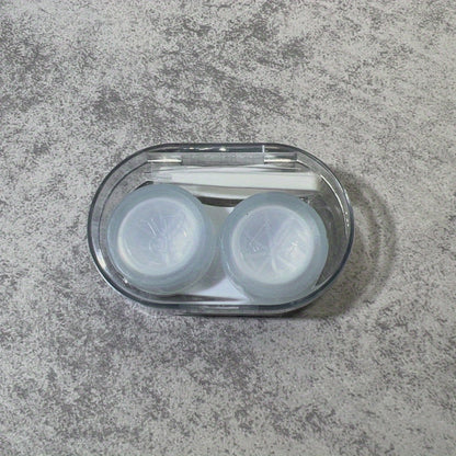 1pc Compact Contact Lens Case - Portable, Stylish & Durable Plastic Storage Box for Men