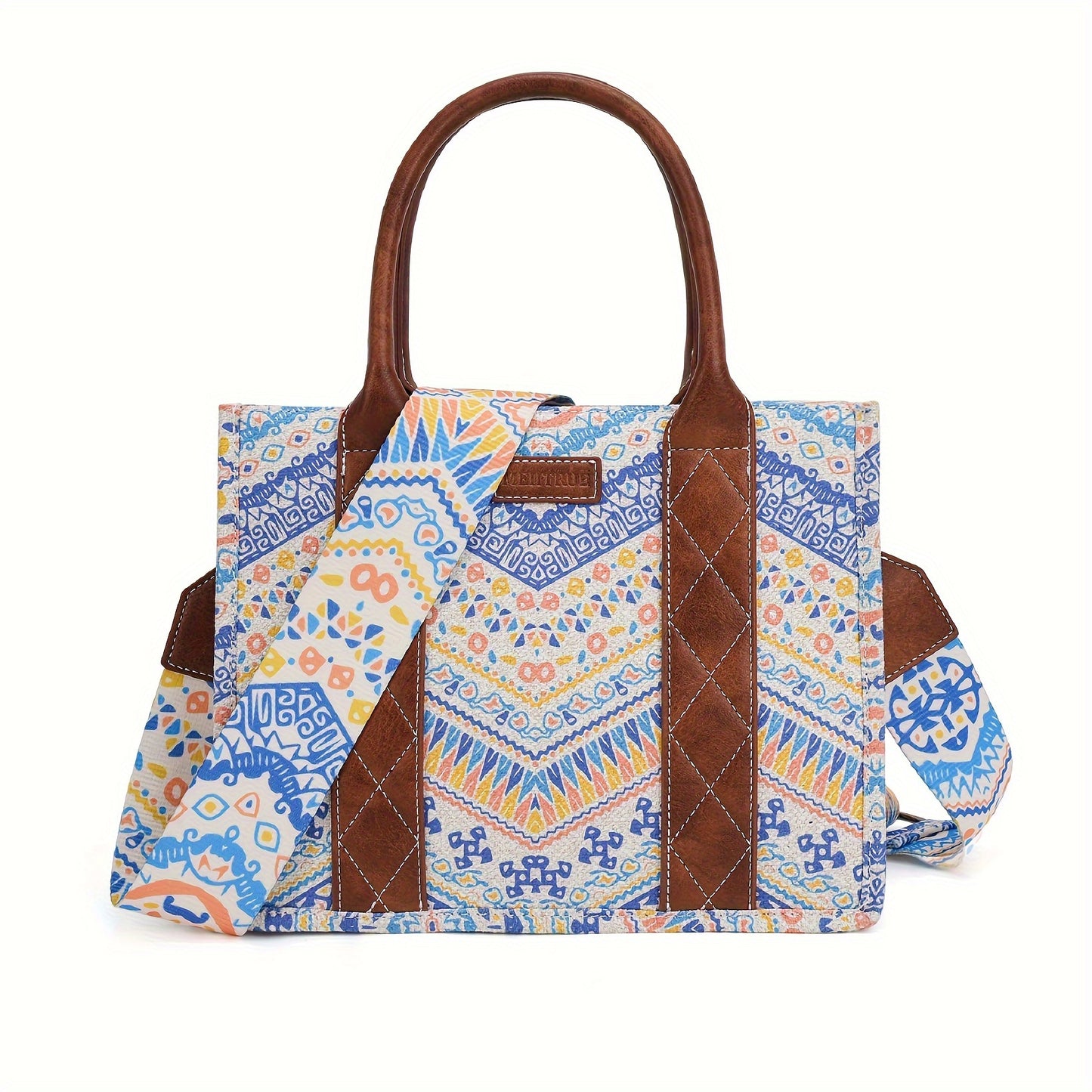 Tote Bag Western Shoulder Purses for Women, Boho Aztec Satchel Handbags