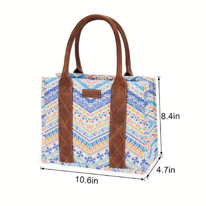 Tote Bag Western Shoulder Purses for Women, Boho Aztec Satchel Handbags