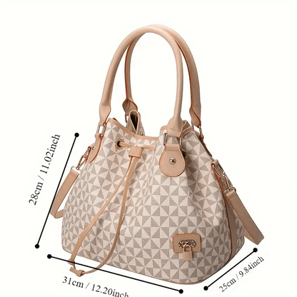 [Fast Arrival] Stylish Multi-Function Women's Bucket Bag, Drawstring Crossbody Purse with Adjustable Strap, Spacious Interior