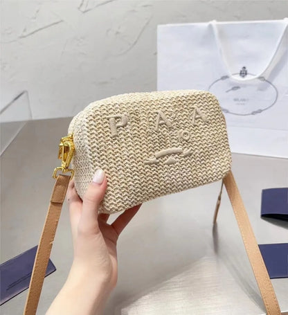 Woman Designer Bag Beach Bags Straw Bags Bucket Bag Nylon Shoulder Bags Hobos Chain Handbags Designer Crossbody Lady Small Totes