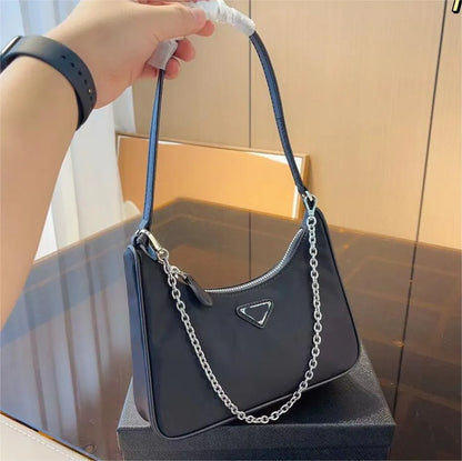 Woman Designer Bag Beach Bags Straw Bags Bucket Bag Nylon Shoulder Bags Hobos Chain Handbags Designer Crossbody Lady Small Totes