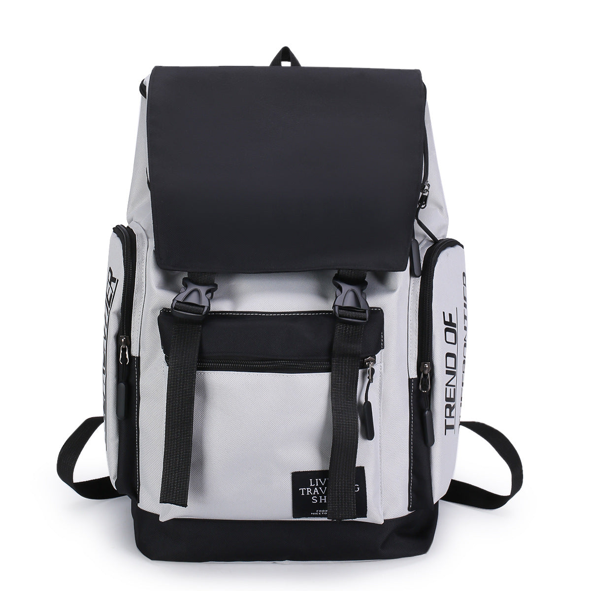 Cross-Border Backpack Schoolbags for Boys and Girls New Korean Fashion Large Capacity Outdoor Leisure Travel Backpack