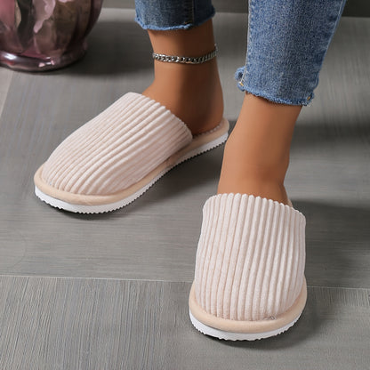 CozySoft Plush Slippers - Ultra Warm, Soft Sole, Closed Toe, Fuzzy Lined, Indoor Shoes for Cold Winter Days - Perfect for Lounging Around the House