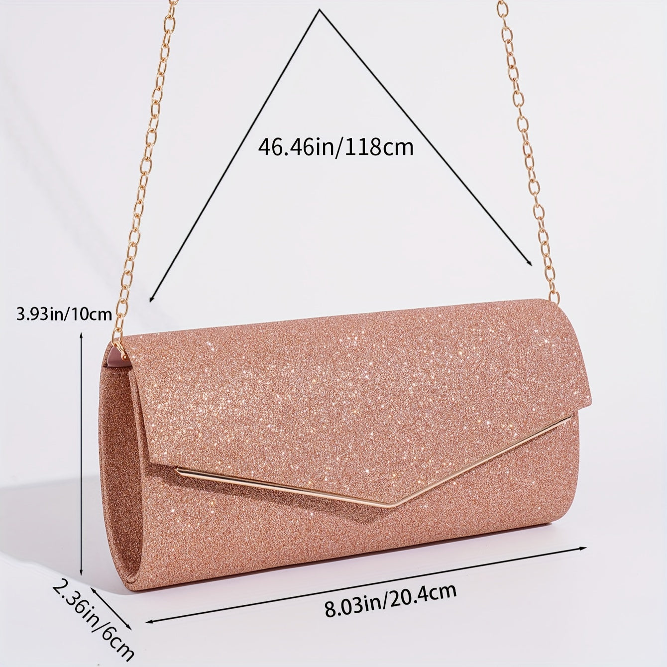 Elegant Evening Clutch/Wallet for Women - Durable, Magnetic, Versatile for Party & Occasion with Polyester Lining