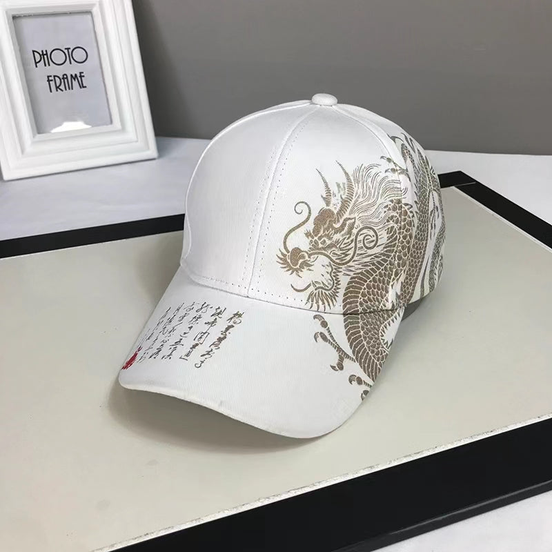 1pc Stylish Dragon-Embossed Baseball Cap - Breathable Summer Wear - Unisex, Perfect for Casual Outings & Gifts