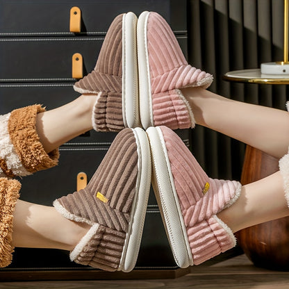 Cozy Slippers for Women - Soft, Plush Lined, Non-Slip, Closed Toe, Warm, and Comfortable Shoes for Mom and Pregnancy - Perfect for Bedroom, Indoor, and Cold Winter Days