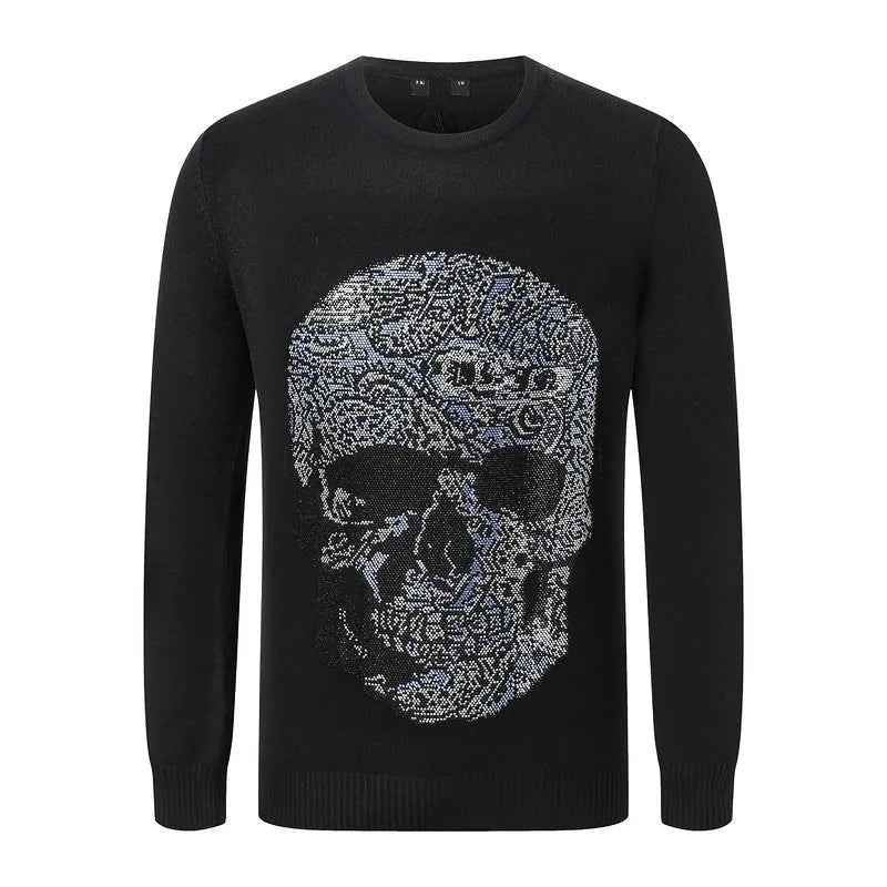 Rhinestone Plein Philipps Loose Designer men women hoodies hoody pullover sweatshirts loose long sleeve jumper men's PP Skull sweaters Tops clothing with printing