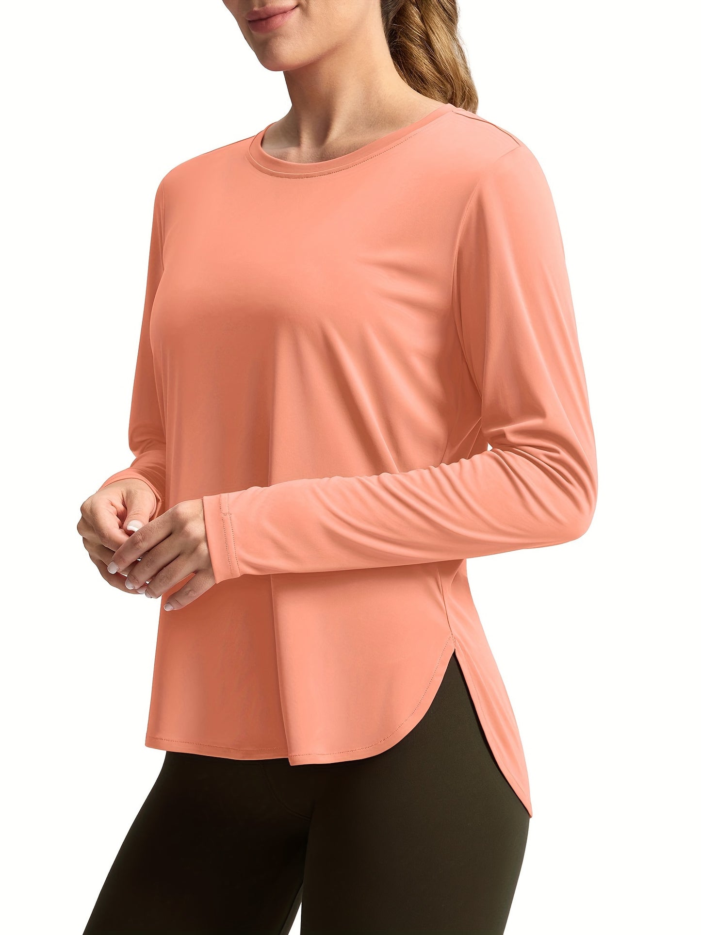 Women's Sun Shirts UPF 50+ Long Sleeve UV Protection Shirt Lightweight Quick Dry Workout Hiking Tops For Women