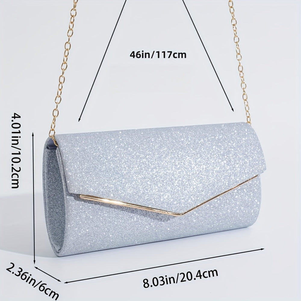 Elegant Evening Clutch/Wallet for Women - Durable, Magnetic, Versatile for Party & Occasion with Polyester Lining