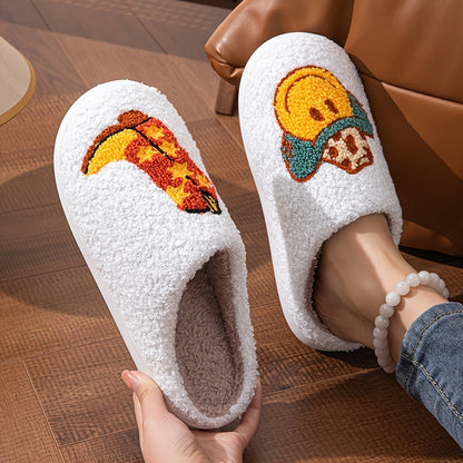 Cute Cartoon Plush Slippers - All-Season Comfort, Non-Slip Soft Sole, Cozy Indoor Footwear