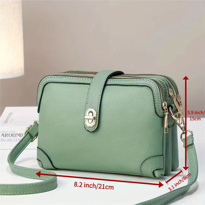 Stylish Mini Crossbody Handbag for Women - Multiple Compartments, Fashion Cell Phone Purse, Adjustable Shoulder Strap, Ideal for Daily Use, Travel, and Outdoor Activities - Ladies' Perfect Accessory