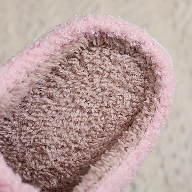 CozyCheck Plush Slippers - Ultra Soft, Warm, and Fuzzy Closed-Toe Shoes for Winter - Slip-Resistant Sole, Breathable Lining, and Soft Faux Fur Upper for Ultimate Comfort at Home