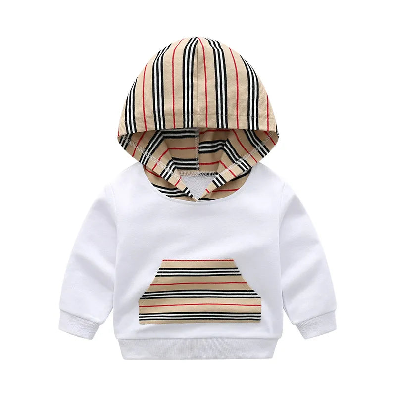 Baby Boys Girls Sweaters Sweatshirts Pullover Spring Autumn Kids Long Sleeve Sweatshirts Children Cotton Top