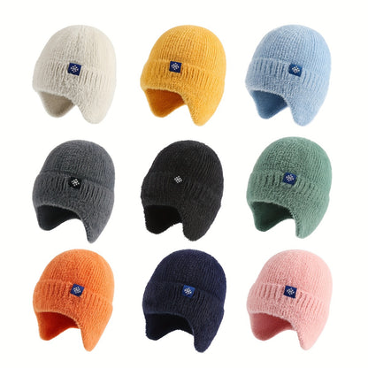 1pc Warm & Soft Ear Protection Knitted Beanie - Ultimate Outdoor Companion for Climbing, Hiking & Skiing - Perfect Christmas Gift for Men & Women in Autumn & Winter Seasons