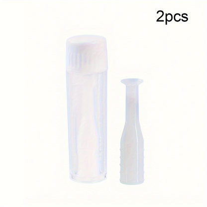 2pcs Hard Contact Lens Remover & Insertion Tool, RGP Plunger Eye Lenses Removal Applicator Silicone Remove Clamps For Outdoor Office Daily Soft Hard Contact Lenses Remover