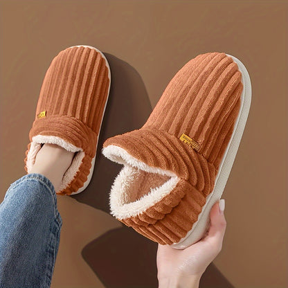 Cozy Slippers for Women - Soft, Plush Lined, Non-Slip, Closed Toe, Warm, and Comfortable Shoes for Mom and Pregnancy - Perfect for Bedroom, Indoor, and Cold Winter Days