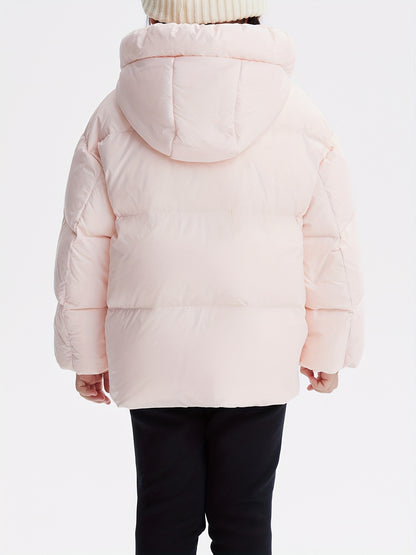 Marcolor Girls Casual & Stylish 80% Duck Down Hooded Thickened Down Jacket Winter