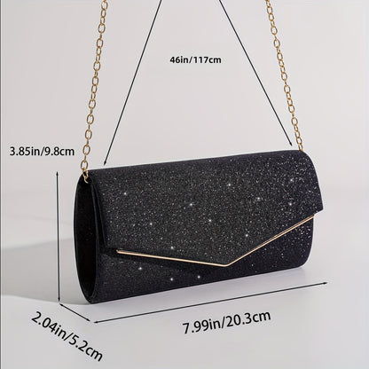 Elegant Evening Clutch/Wallet for Women - Durable, Magnetic, Versatile for Party & Occasion with Polyester Lining