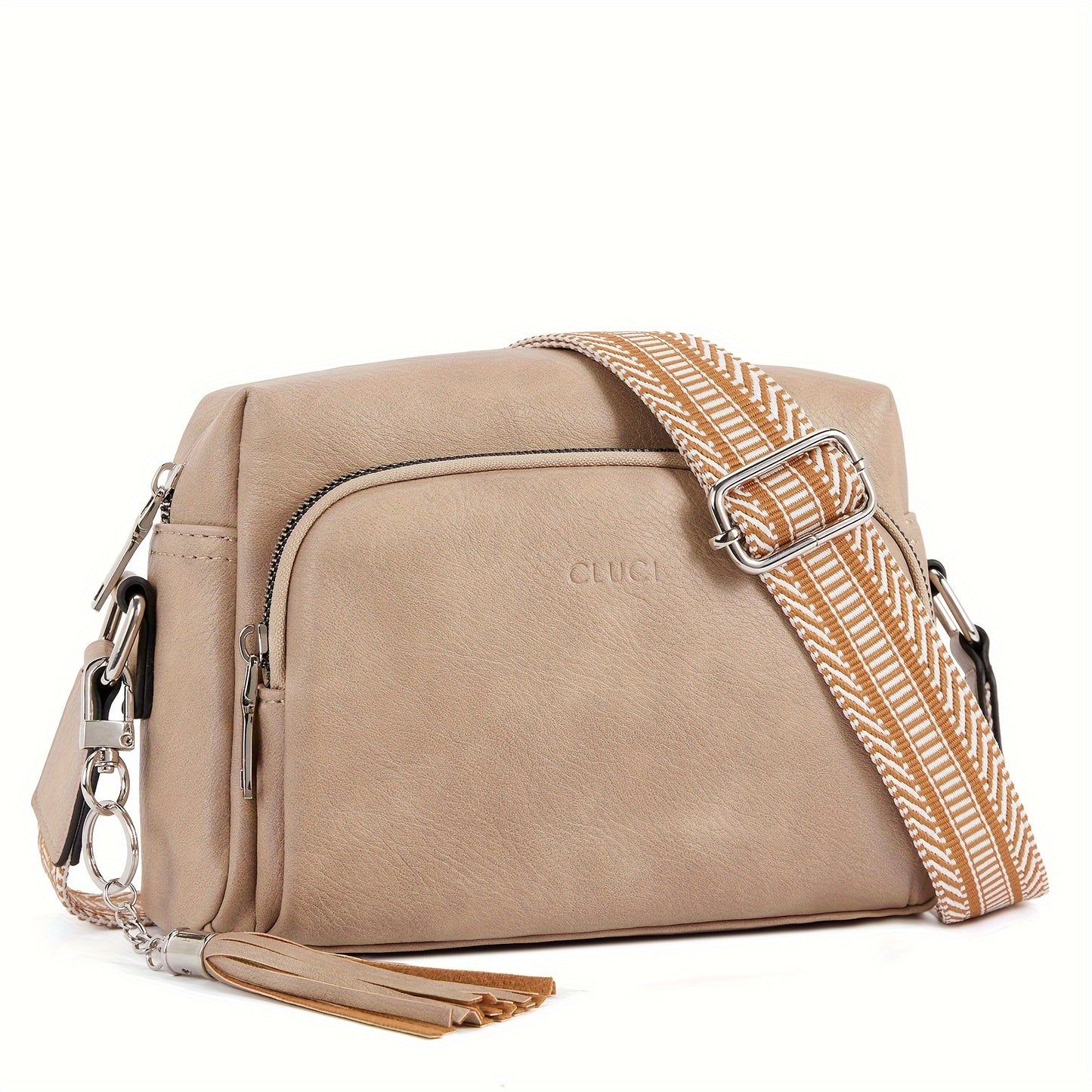 Stylish Vegan Leather Crossbody Handbags for Women - Adjustable Wide Strap, Comfortable, Spacious, and Trendy Purses with Multiple Compartments - Perfect for Daily Use, Travel, and Outdoor Activities