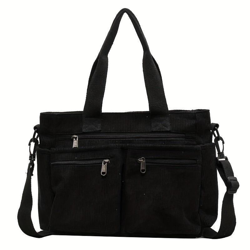 New Korean Style Simple Women's Messenger Bag, Casual Large-capacity Handbag, Commuter Fashion Shoulder Bag