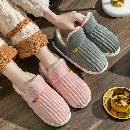 Cozy Slippers for Women - Soft, Plush Lined, Non-Slip, Closed Toe, Warm, and Comfortable Shoes for Mom and Pregnancy - Perfect for Bedroom, Indoor, and Cold Winter Days