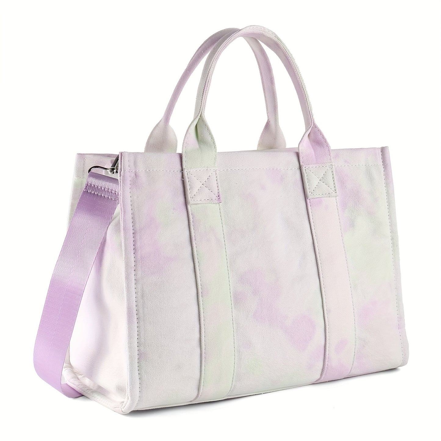 Stylish Women's Canvas Tote Bag with Adjustable Strap - Fashionable, Casual, and Perfect for Outdoor Use