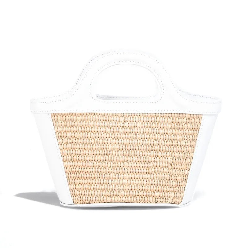 Fashion Mens Mini Tropicalia Micro Rattan Straw Bag Summer Raffias Weave Cross Body Designer Bags Luxury Handbag Lady Clutch Shoulder Totes Womens Travel Beach Bag