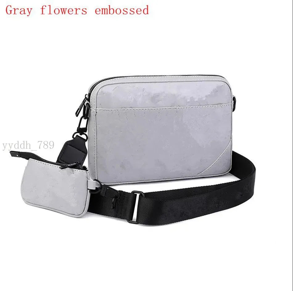 Fashion Mens print Shoulder Bags Man Genuine Leather Briefcases Bolsas Messenger Bag Wedding Dress business Crossbody Bag Handbags