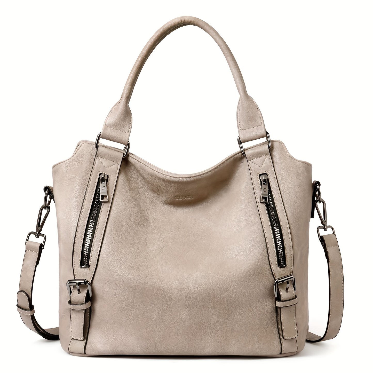 Luxurious Vegan Leather Hobo Handbag - Spacious, Stylish, and Cruelty-Free Large Ladies Shoulder Bag for Everyday Use