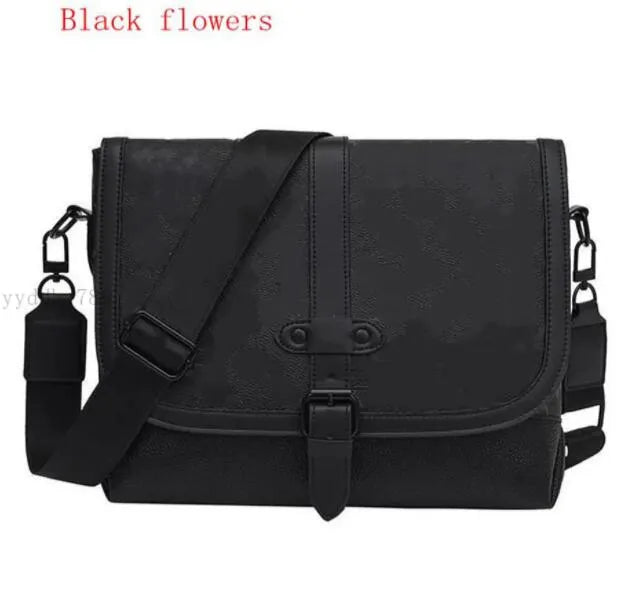 Fashion Mens print Shoulder Bags Man Genuine Leather Briefcases Bolsas Messenger Bag Wedding Dress business Crossbody Bag Handbags