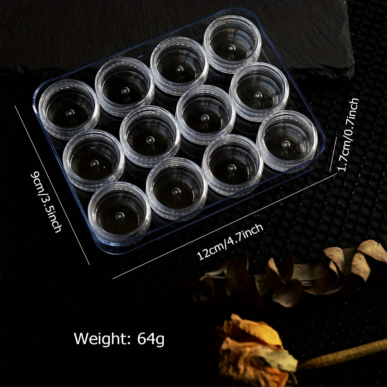 6-Piece Eyekan Portable Acrylic Contact Lens Case Set, Transparent Leakproof PVC Material, Convenient Travel & Home Use Kit with Boxed Lot