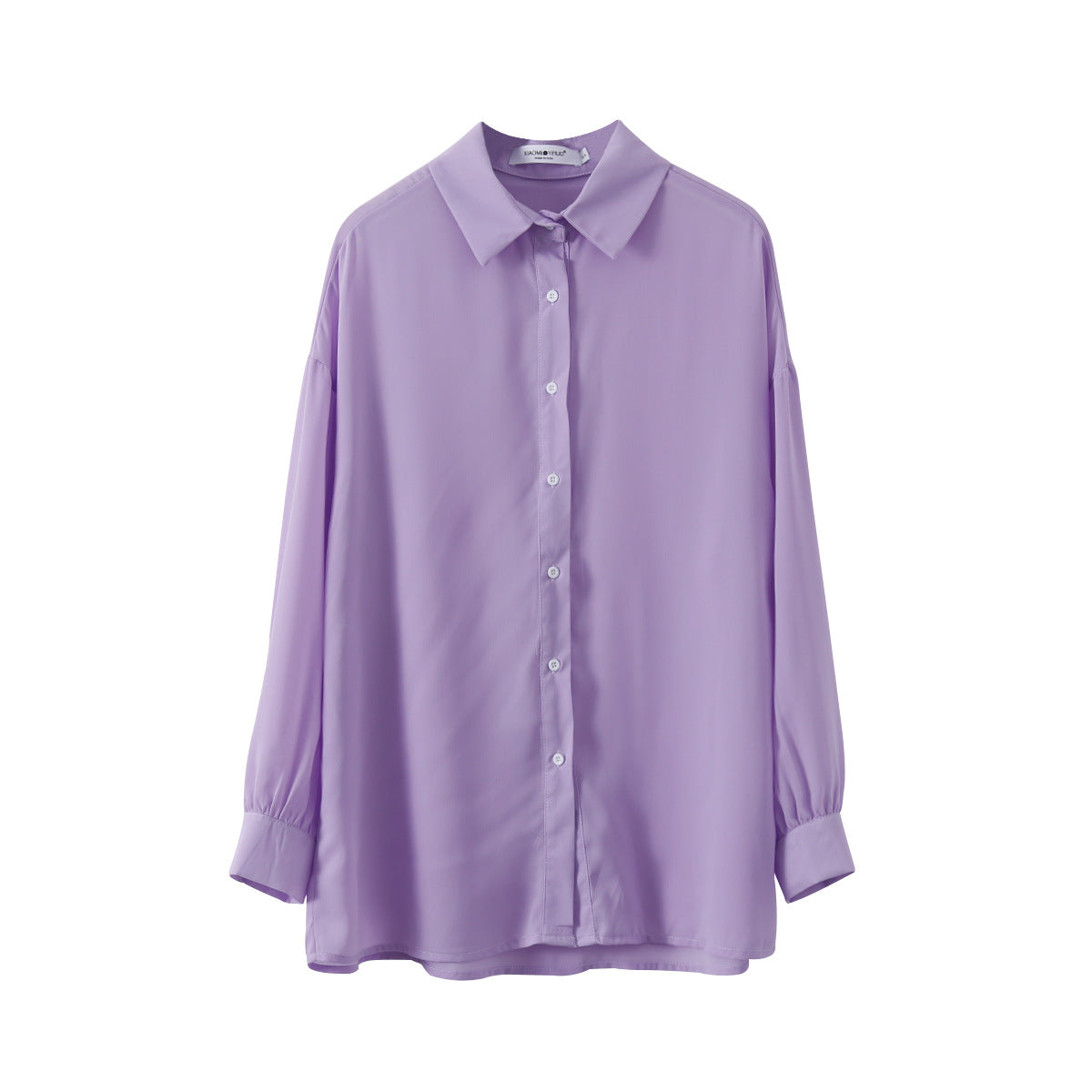 [Ovann] Yx9009 Chiffon Solid Color Shirt  Summer New Air Conditioning Shirt Loose Long Sleeve Sun Protection Shirt