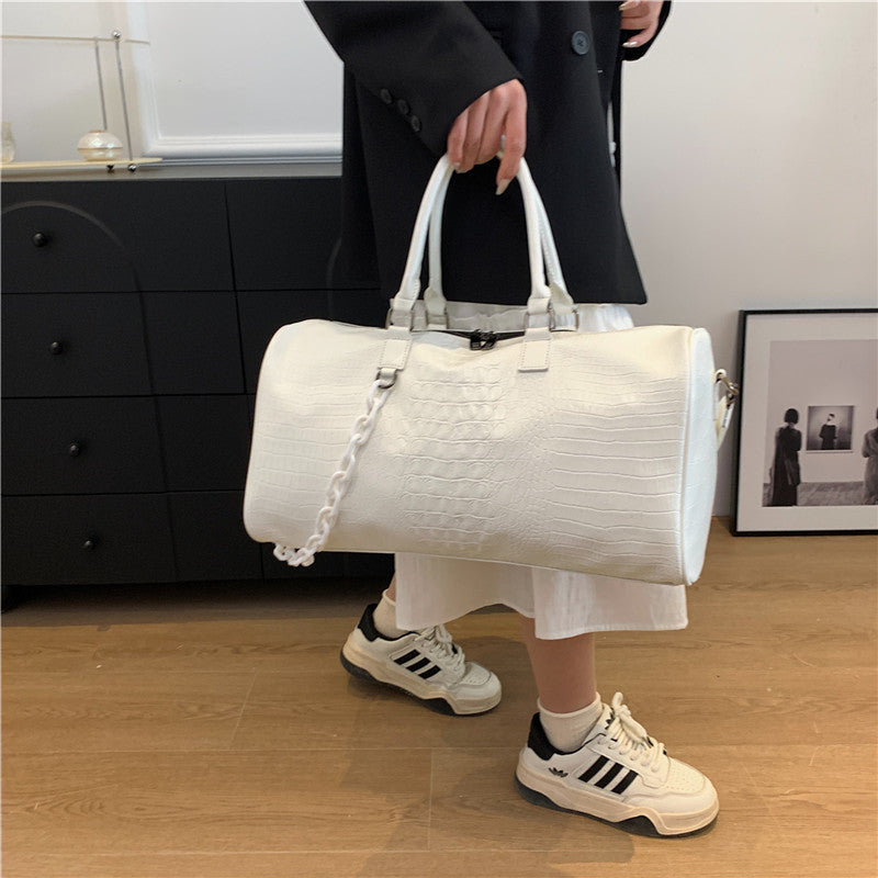 Cross-Border Women's Bag  New Fashionable Stylish Advanced Texture Trendy Simple Leisure Chain Portable Shoulder Messenger Bag