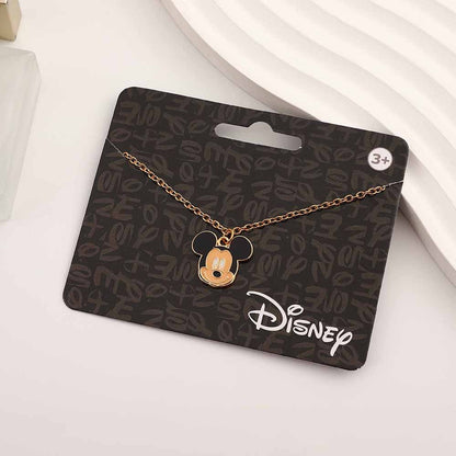 vakkv Cross-Border Hot Mickey Necklace Niche Children's Hip Hop Texture Punk O-Shaped Chain Metal Fashion Brand Design Necklace