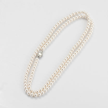 120cm Pearl Necklace Multi-Wear Perfect Circle Imitation Shijia Necklace Twin High-Grade Women's All-Matching Long Sweater Chain