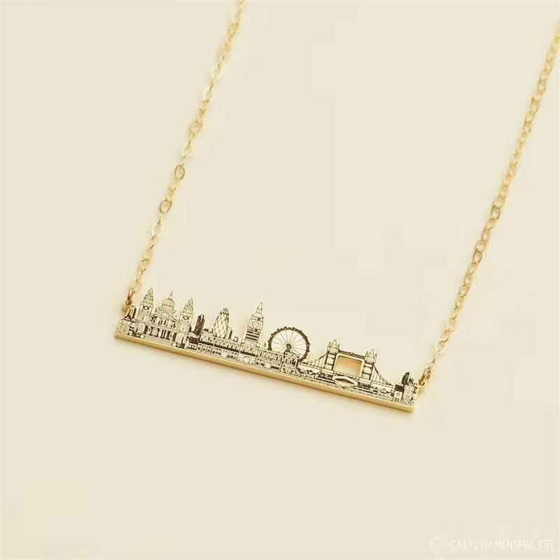 Factory Wholesale HOTan and NEWn Popular Copper Plating Gold Necklace Ornament Affordable Luxury Fashion Trendy Men and Women Jewelry Ornament Wholesale