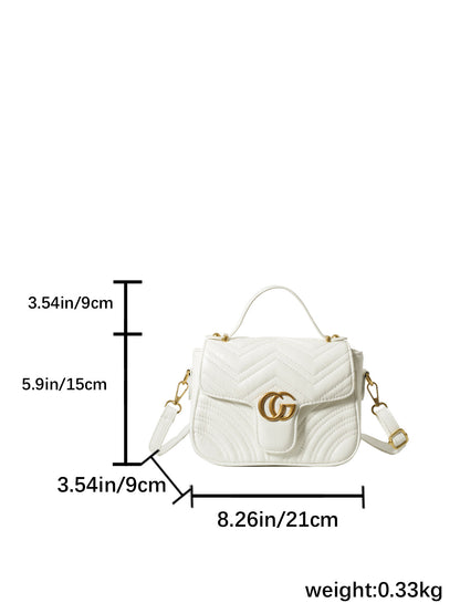 Love Maimeng One-Shoulder Crossboby Bag Women's New Simple Fashion Classic Style Diamond Chain Handbag Cross-Border